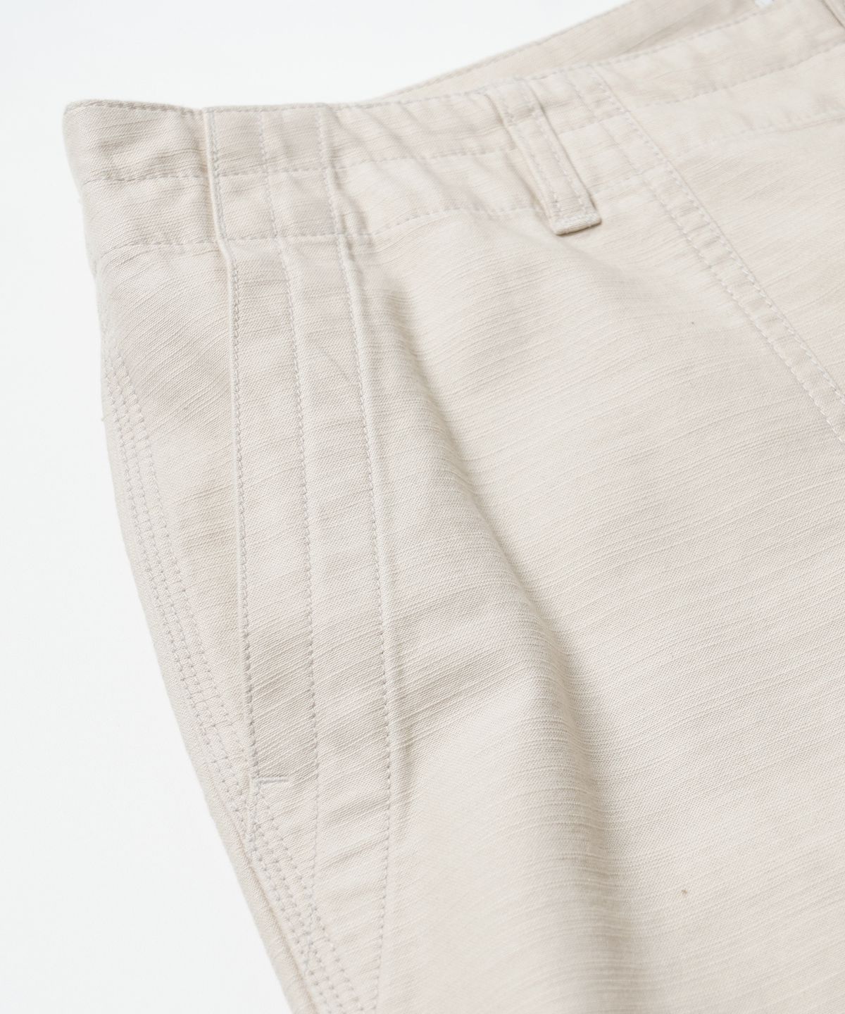 프리즘웍스(FRIZMWORKS) BACKSATIN FATIGUE PANTS _ CREAM