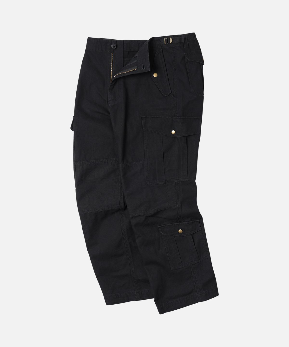 프리즘웍스(FRIZMWORKS) JUNGLE CLOTH FIELD CARGO PANTS _ BLACK