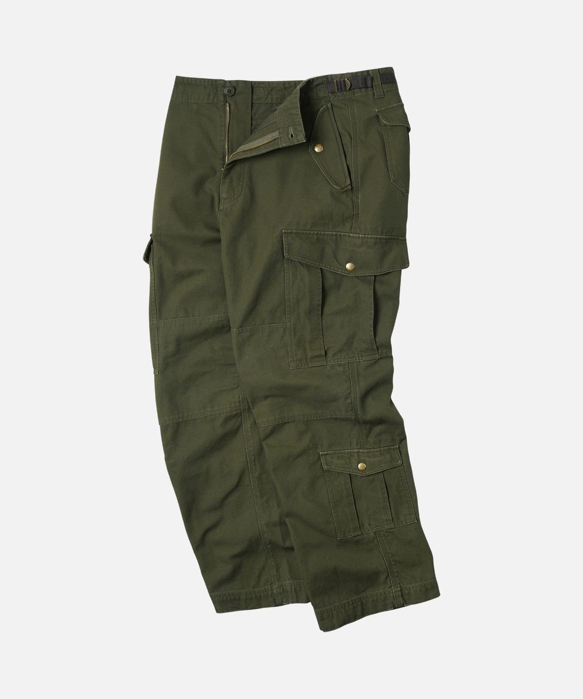 프리즘웍스(FRIZMWORKS) JUNGLE CLOTH FIELD CARGO PANTS _ OLIVE