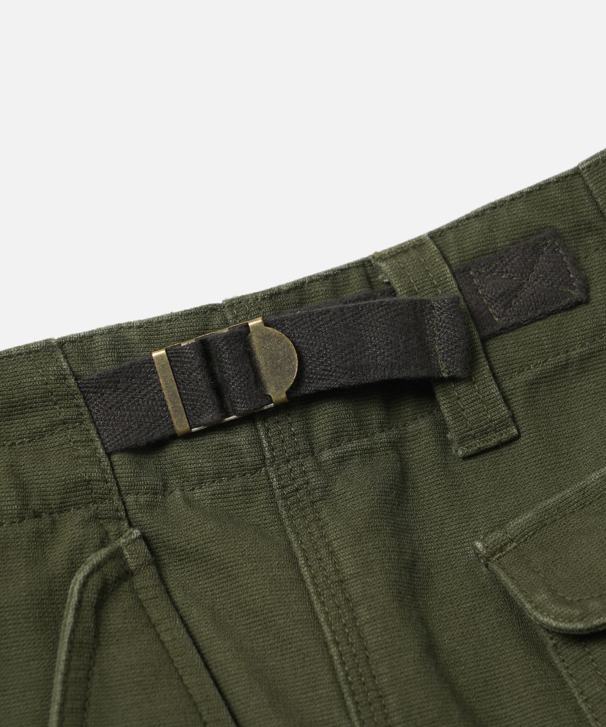 프리즘웍스(FRIZMWORKS) JUNGLE CLOTH FIELD CARGO PANTS _ OLIVE