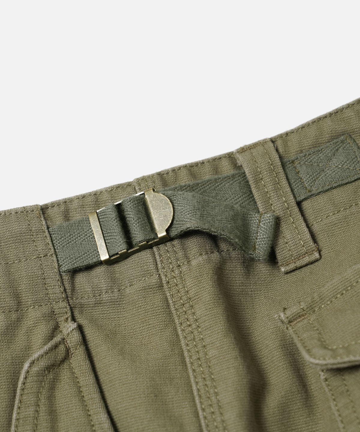 프리즘웍스(FRIZMWORKS) JUNGLE CLOTH FIELD CARGO PANTS _ KHAKI BEIGE