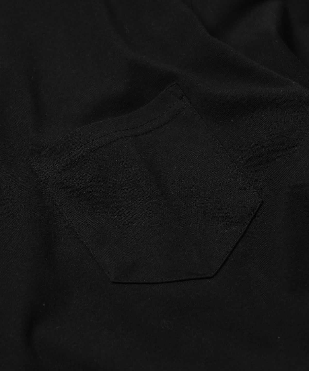 프리즘웍스(FRIZMWORKS) DOUBLE NECK POCKET TEE _ BLACK