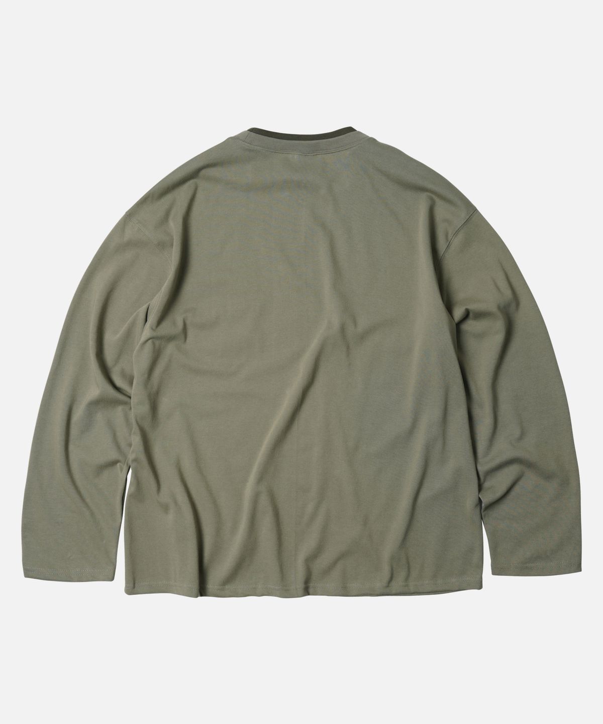 프리즘웍스(FRIZMWORKS) DOUBLE NECK POCKET TEE _ OLIVE