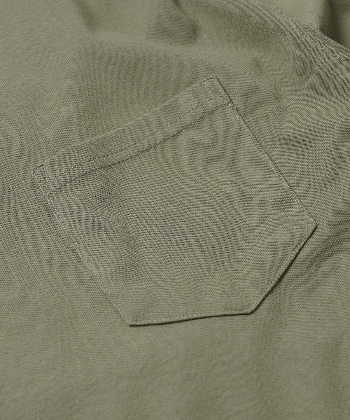 프리즘웍스(FRIZMWORKS) DOUBLE NECK POCKET TEE _ OLIVE