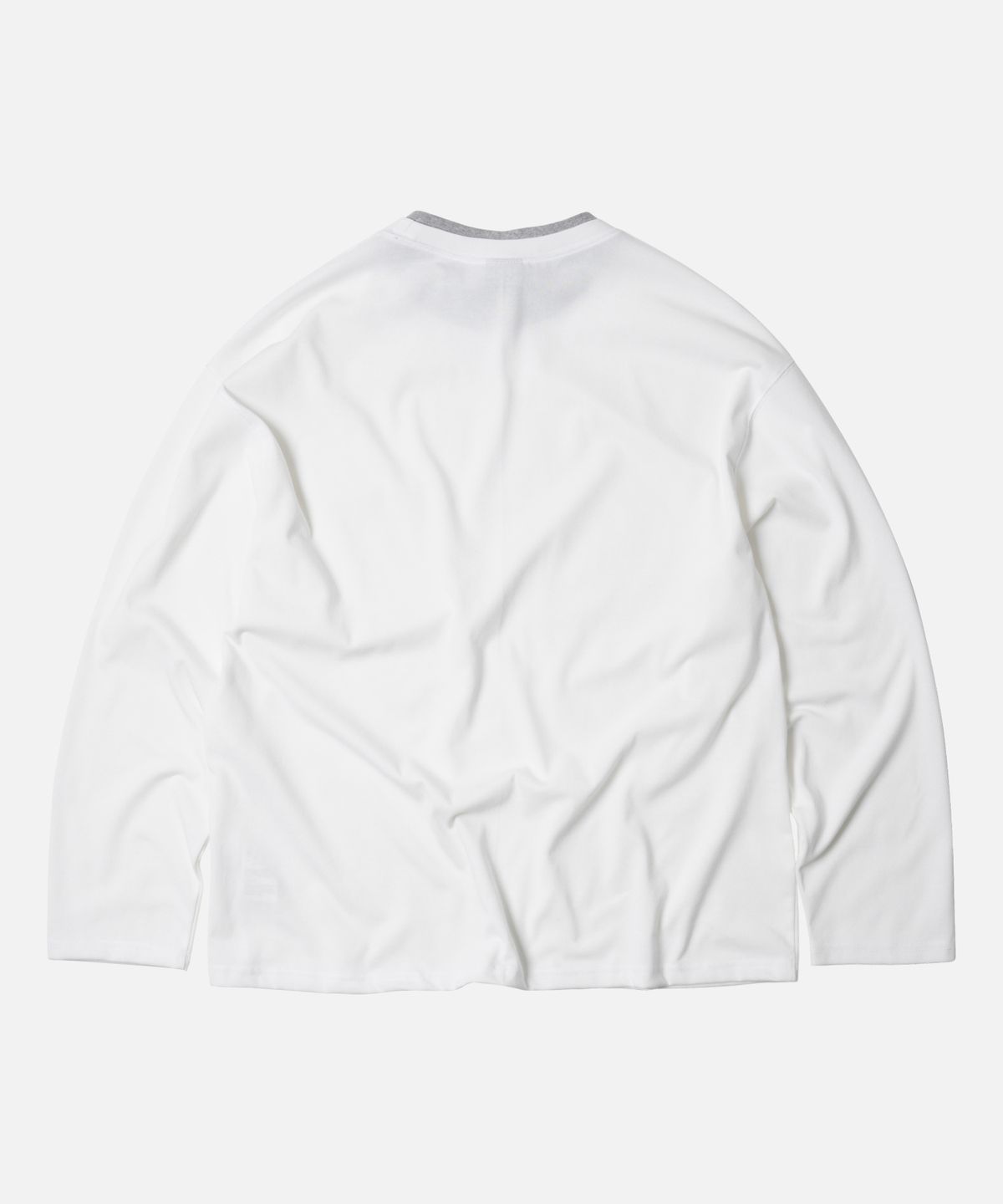 프리즘웍스(FRIZMWORKS) DOUBLE NECK POCKET TEE _ WHITE