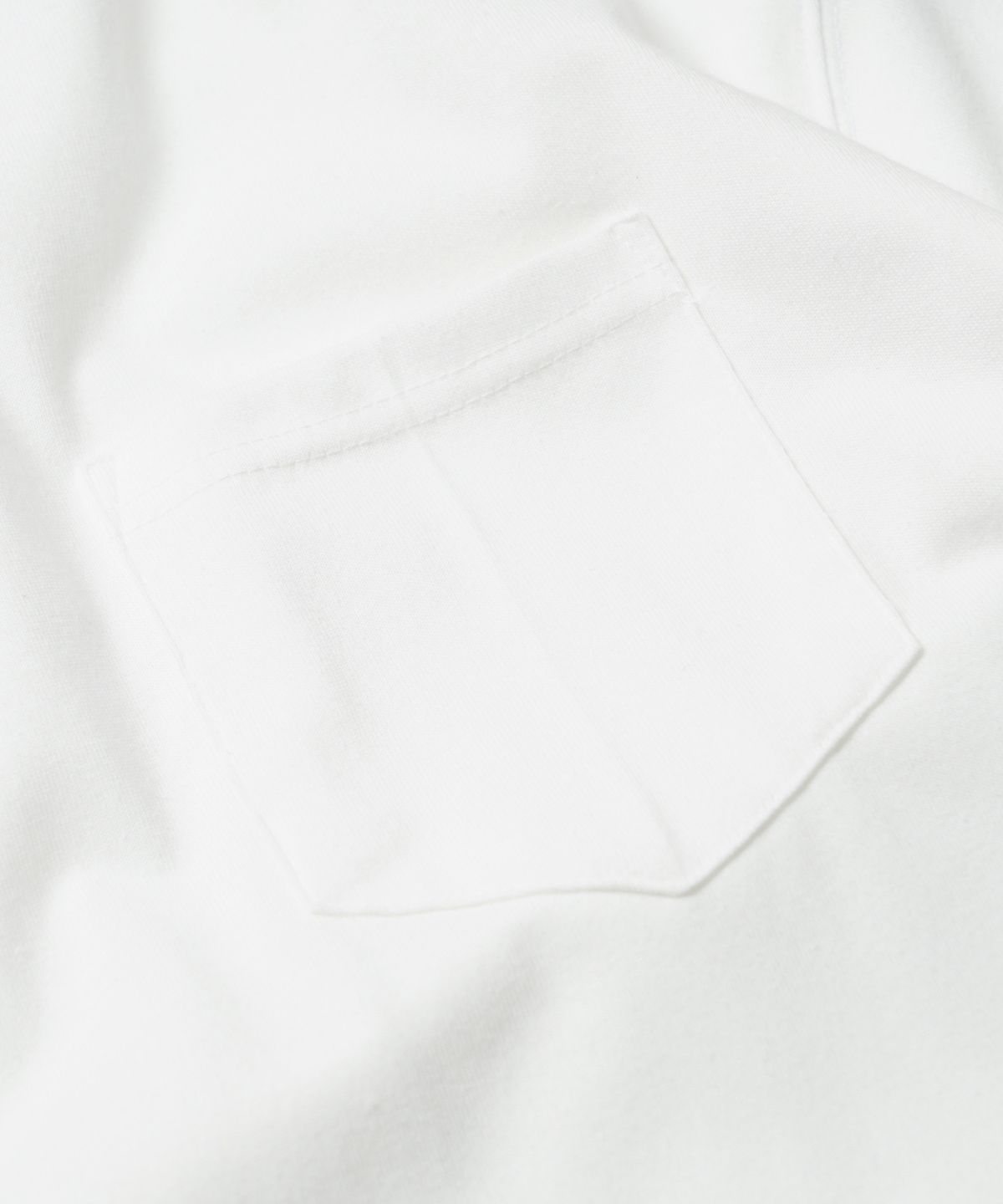 프리즘웍스(FRIZMWORKS) DOUBLE NECK POCKET TEE _ WHITE