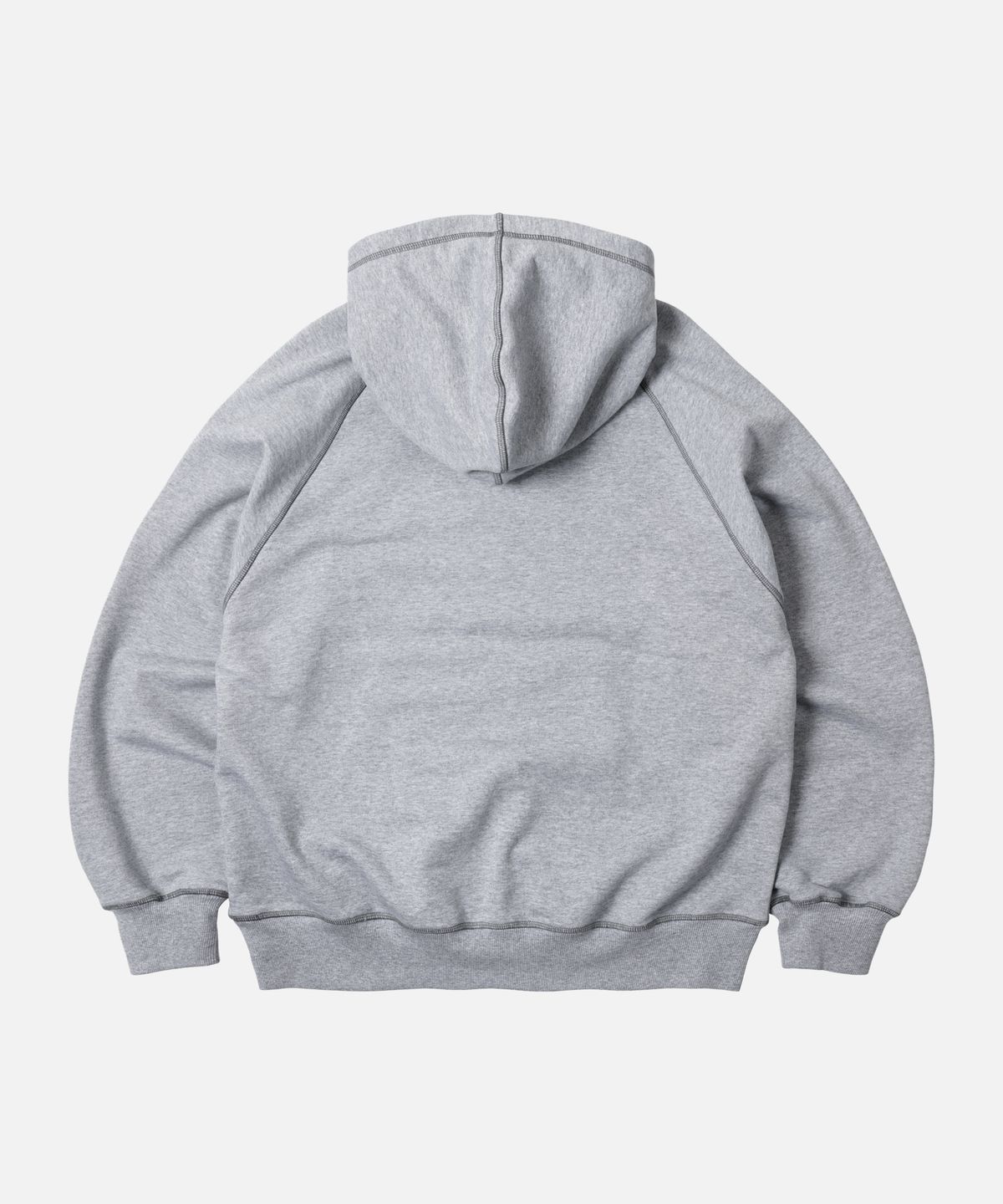 프리즘웍스(FRIZMWORKS) COVER STITCH PULLOVER HOODY _ GRAY