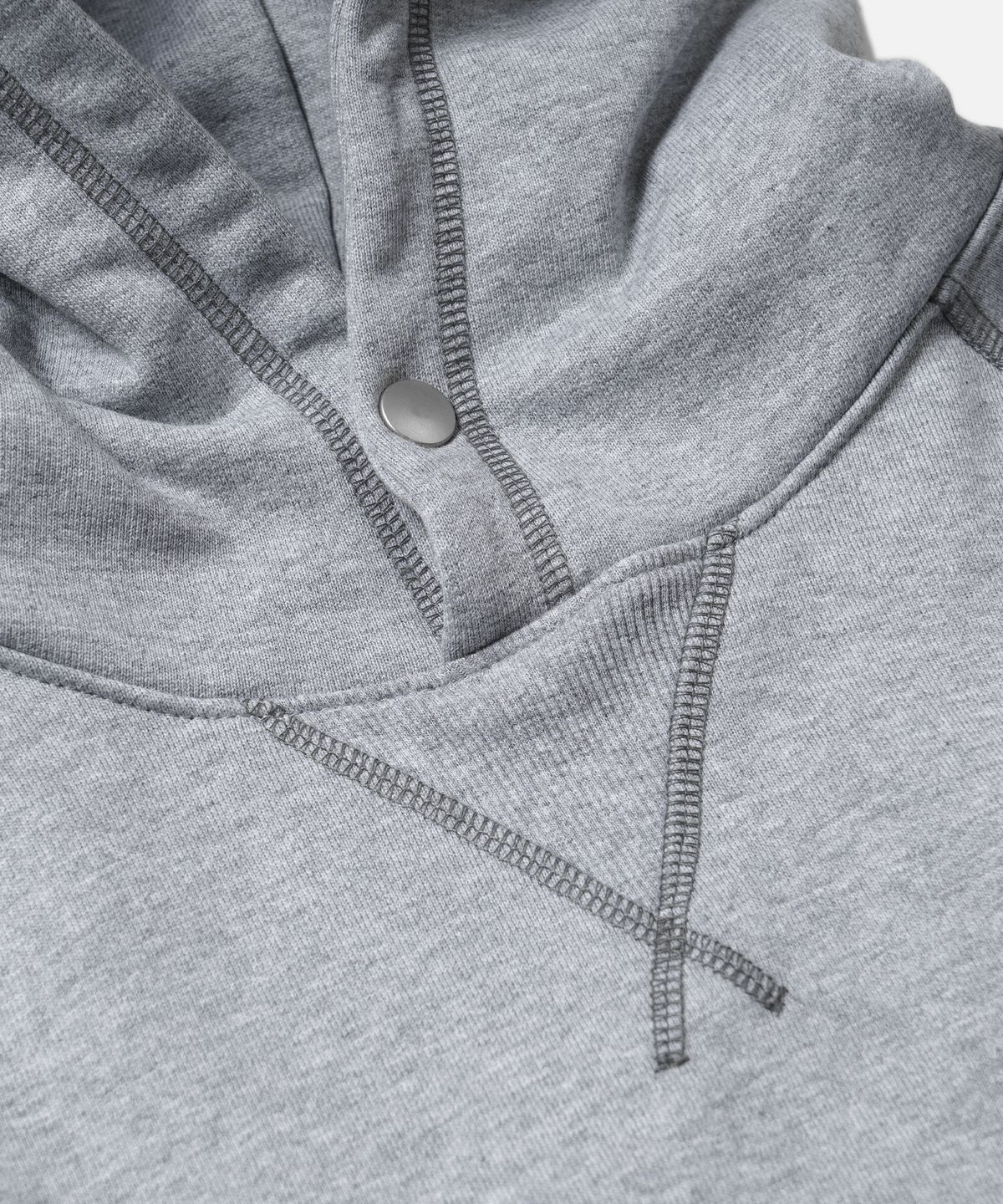 프리즘웍스(FRIZMWORKS) COVER STITCH PULLOVER HOODY _ GRAY
