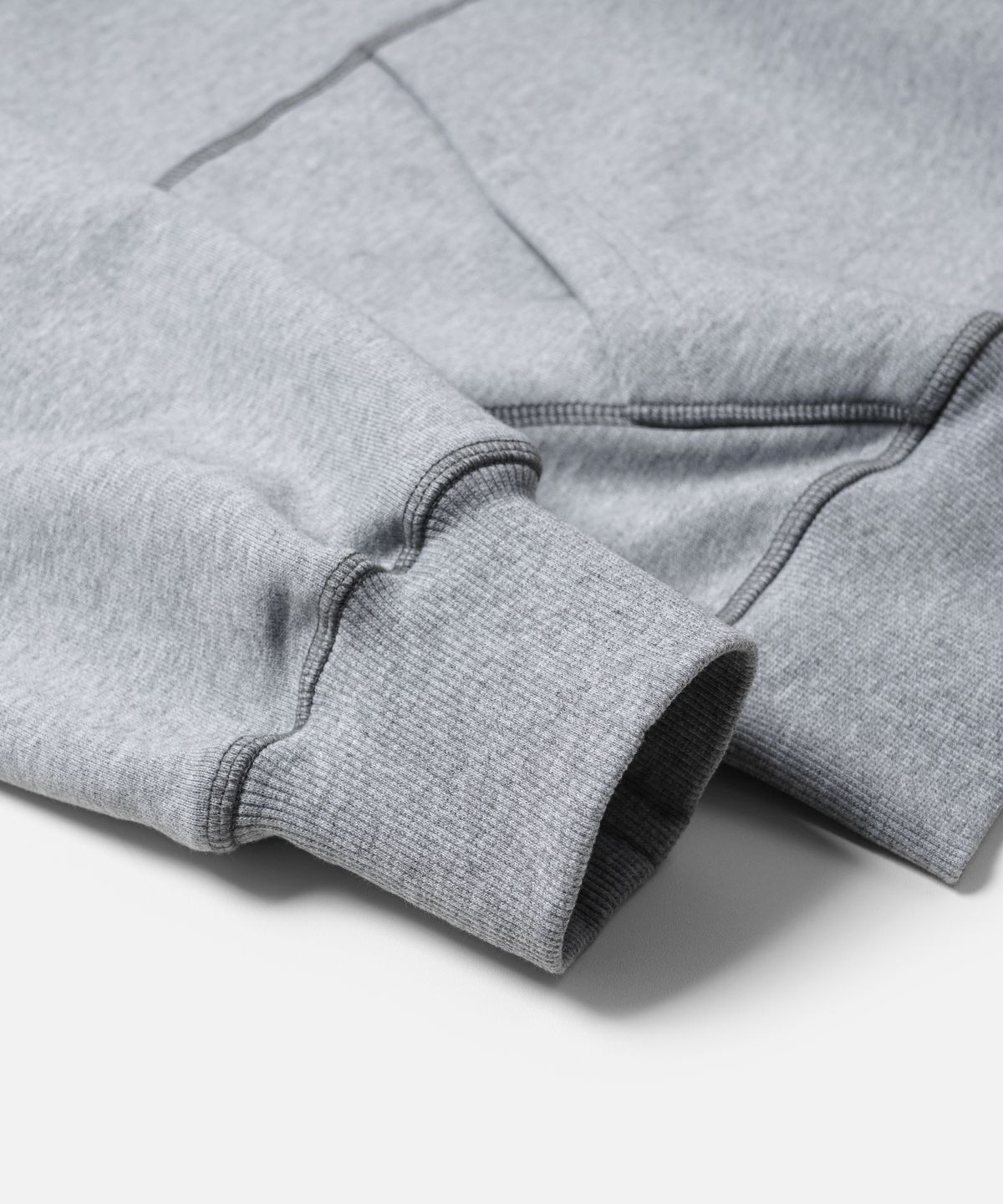 프리즘웍스(FRIZMWORKS) COVER STITCH PULLOVER HOODY _ GRAY