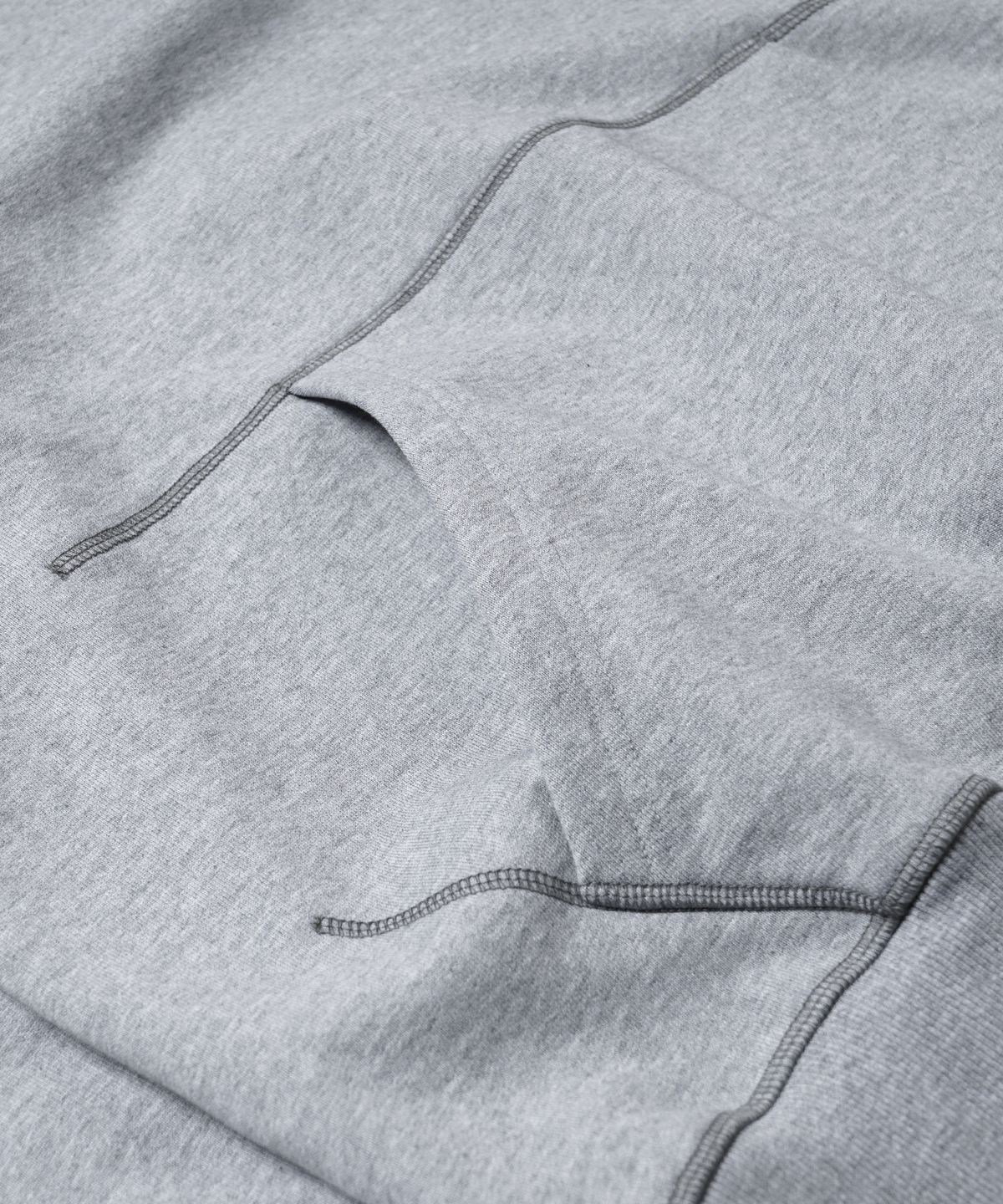 프리즘웍스(FRIZMWORKS) COVER STITCH PULLOVER HOODY _ GRAY