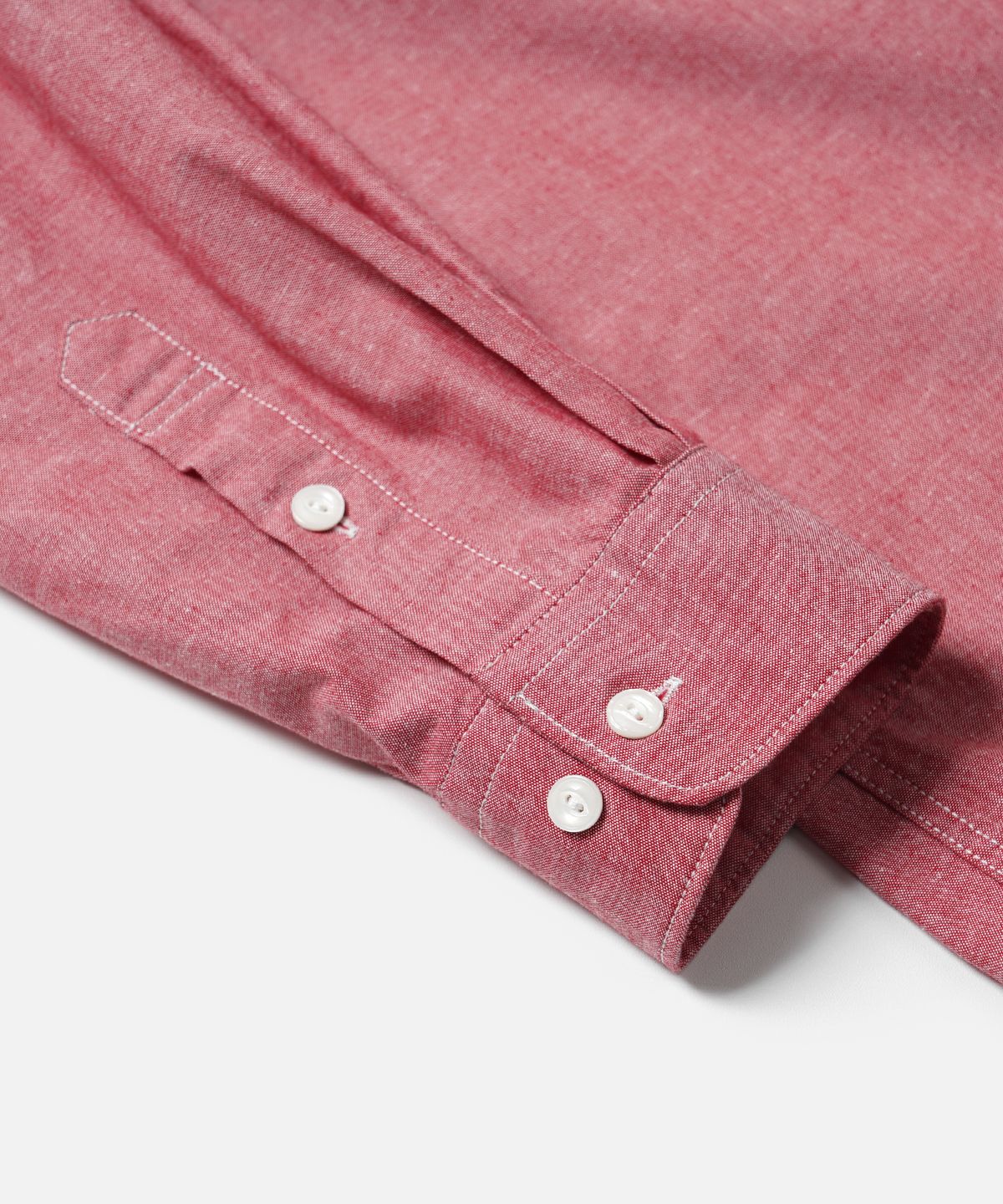 프리즘웍스(FRIZMWORKS) CIGARETTE POCKET CHAMBRAY SHIRT _ RED