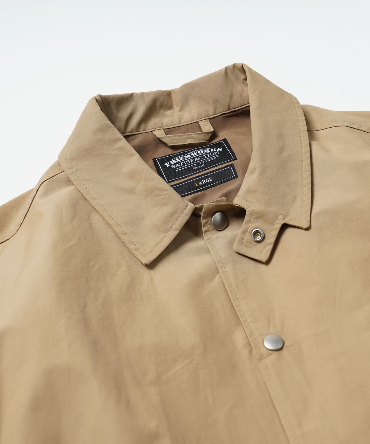 프리즘웍스(FRIZMWORKS) 60/40 VINTAGE COACH JACKET _ BEIGE