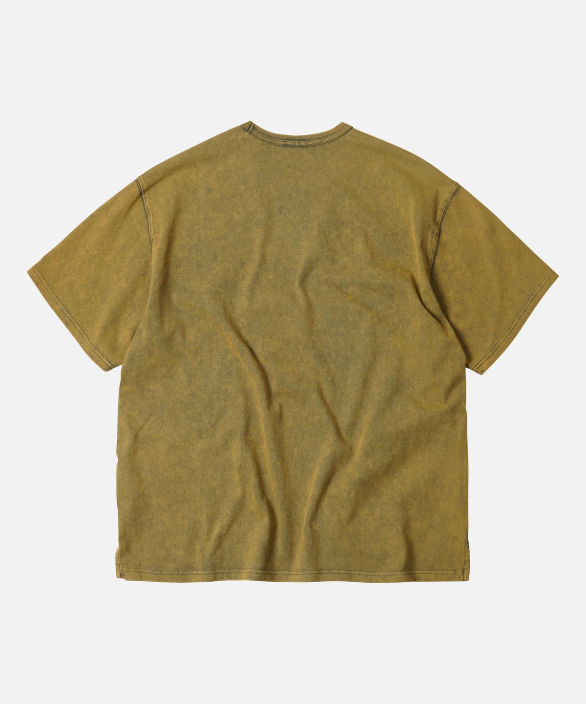 프리즘웍스(FRIZMWORKS) OG VINTAGE DYEING HALF TEE _ OLIVE