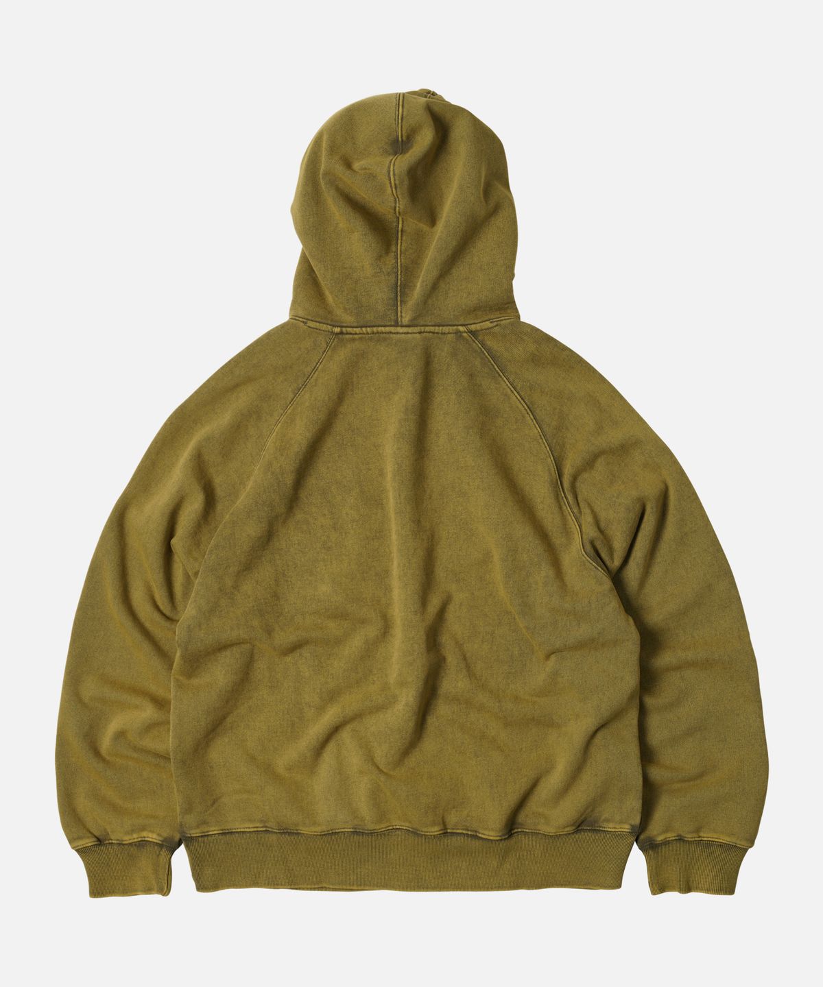 프리즘웍스(FRIZMWORKS) OG VINTAGE DYEING PULLOVER HOODY _ OLIVE