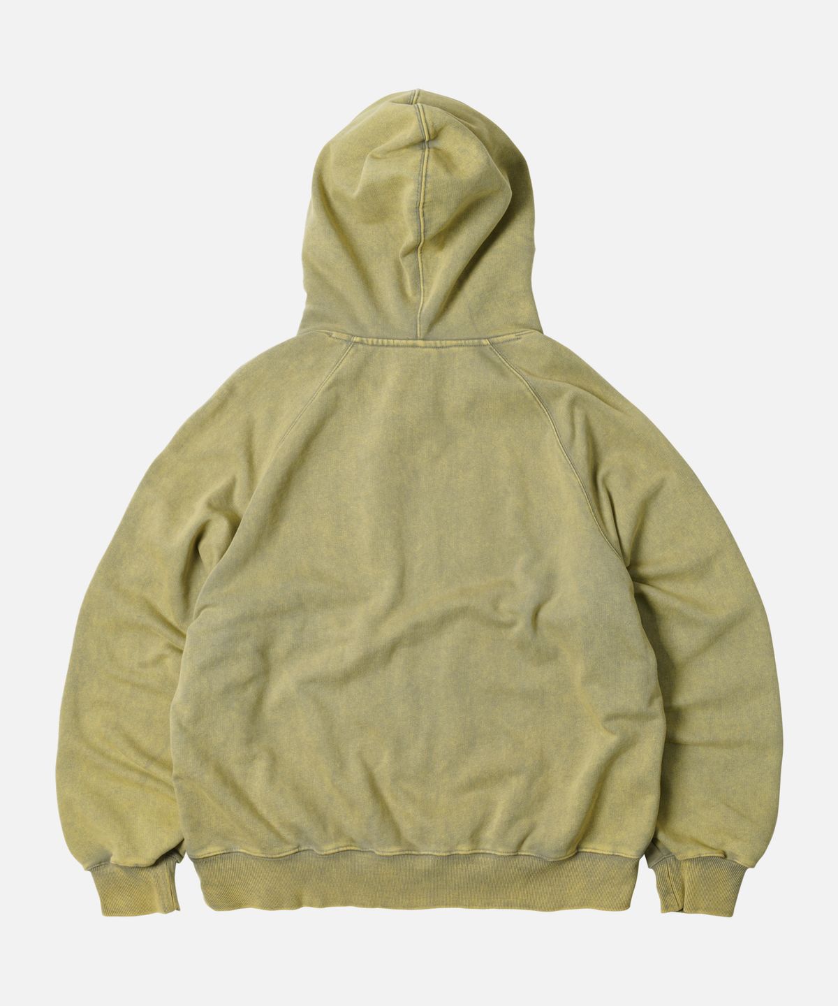 프리즘웍스(FRIZMWORKS) OG VINTAGE DYEING PULLOVER HOODY _ MUSTARD