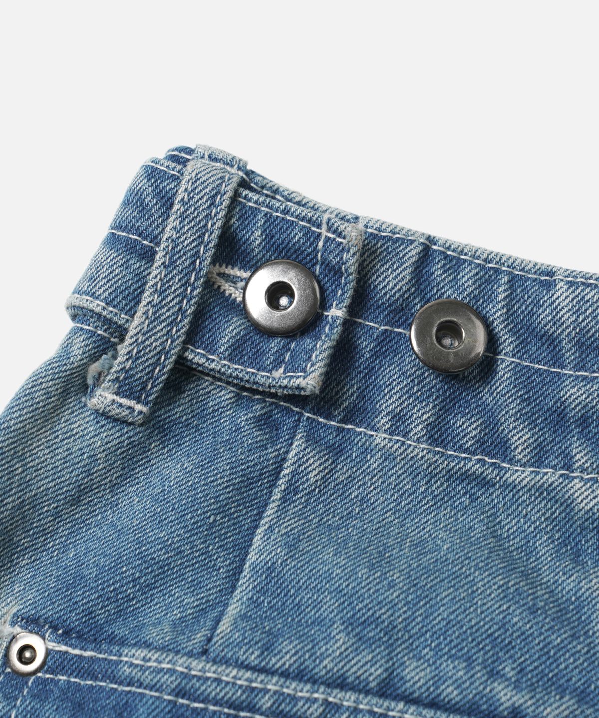 프리즘웍스(FRIZMWORKS) DENIM DOUBLE KNEE PANTS _ LIGHT BLUE