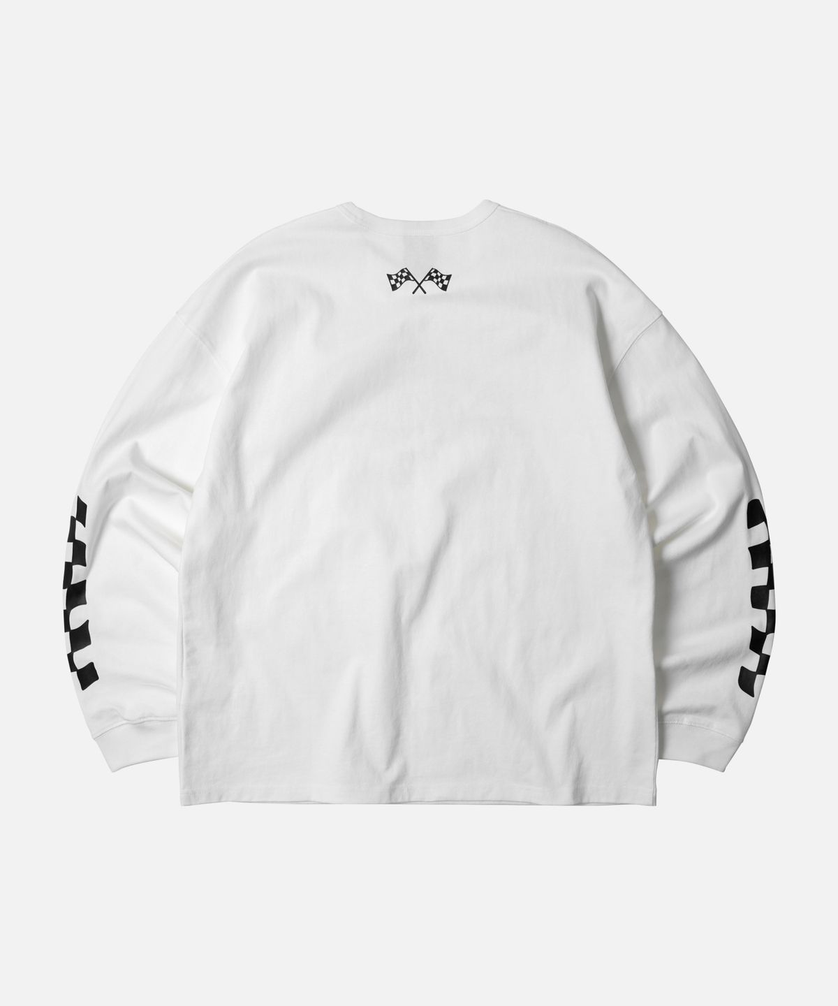 프리즘웍스(FRIZMWORKS) MOTORS SPEEDWAY LONG SLEEVE TEE _ WHITE