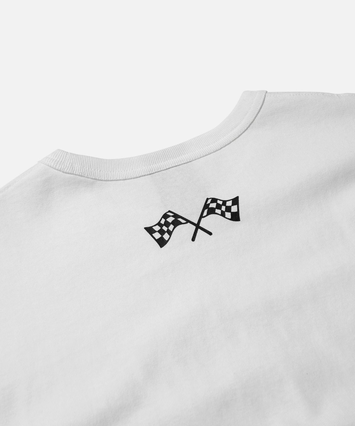 프리즘웍스(FRIZMWORKS) MOTORS SPEEDWAY LONG SLEEVE TEE _ WHITE