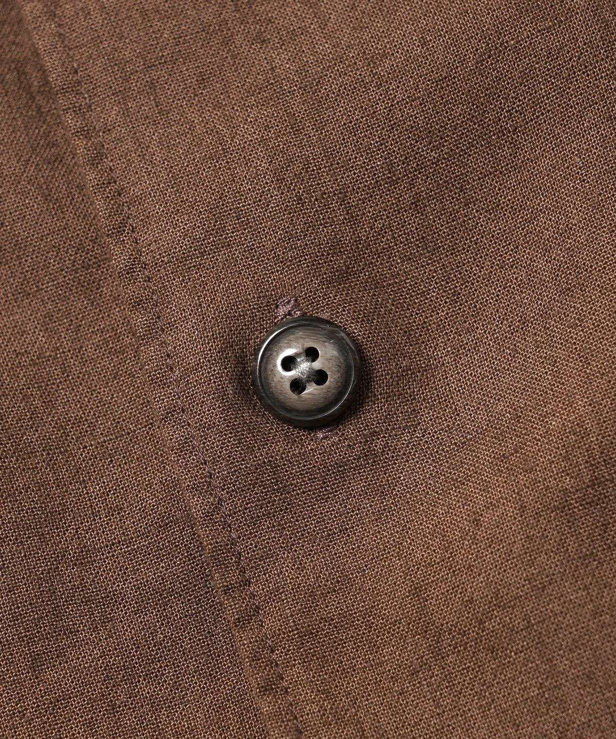 프리즘웍스(FRIZMWORKS) SILKY LINEN RELAXED SHIRT _ BROWN