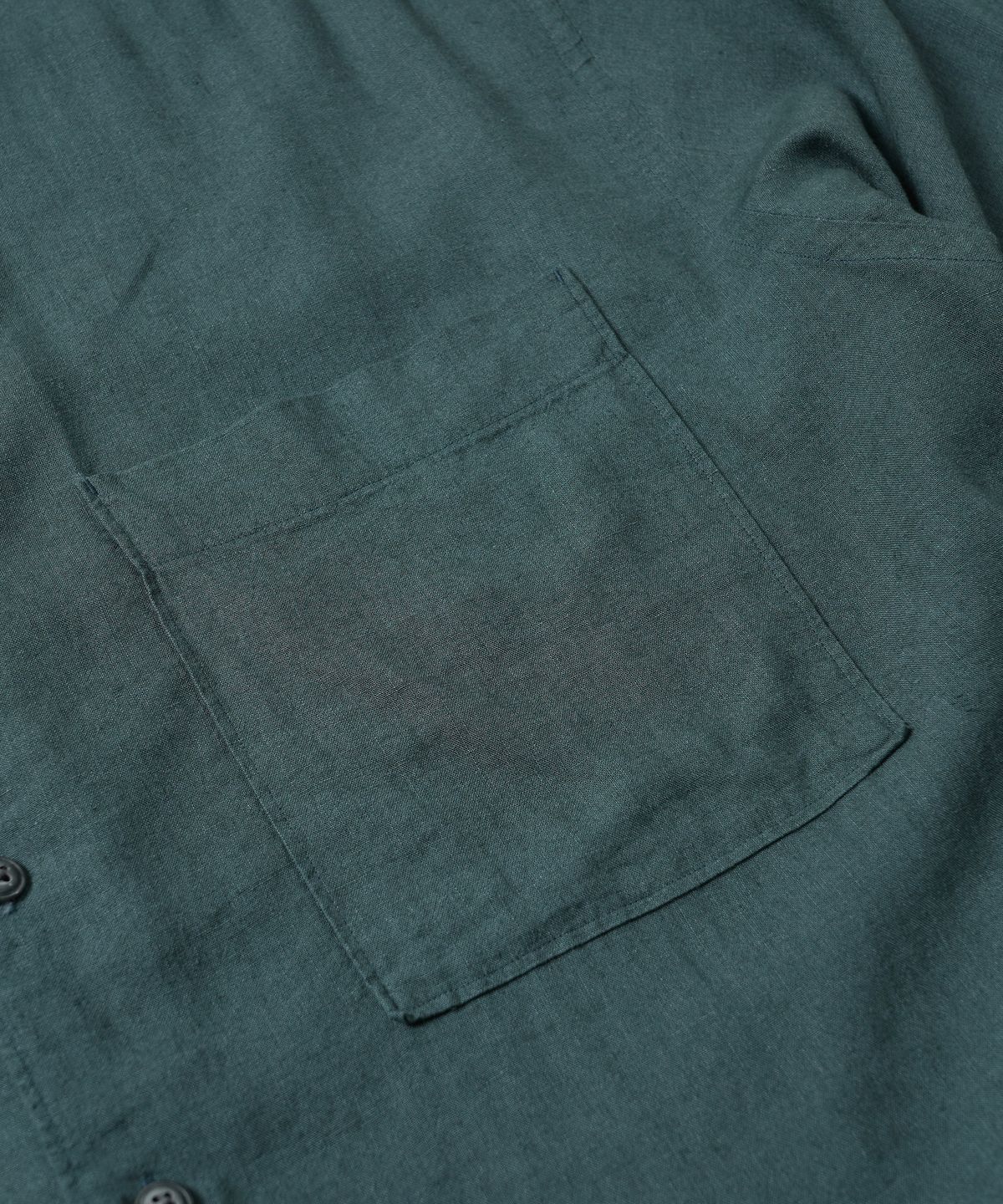 프리즘웍스(FRIZMWORKS) SILKY LINEN RELAXED SHIRT _ TEAL