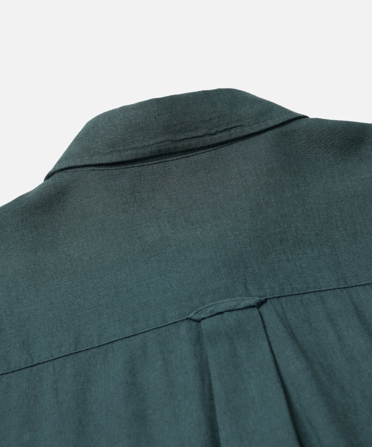 프리즘웍스(FRIZMWORKS) SILKY LINEN RELAXED SHIRT _ TEAL