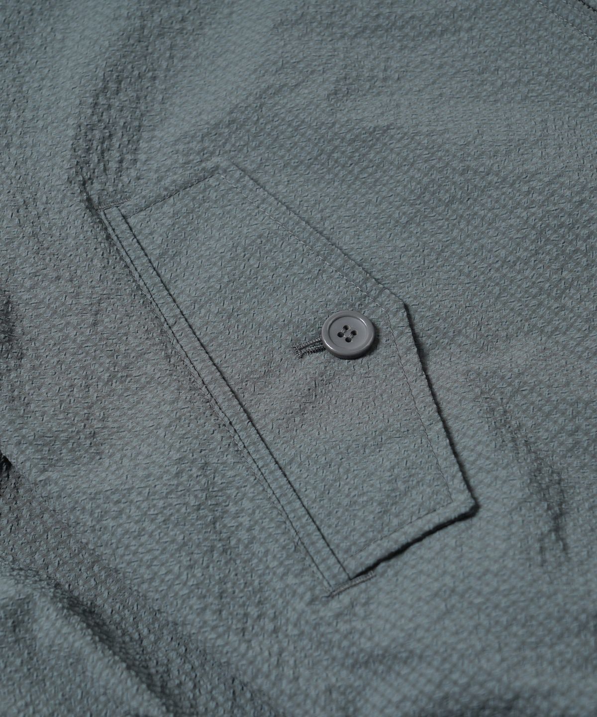 프리즘웍스(FRIZMWORKS) SEERSUCKER BUDDY HARRINGTON JACKET _ BLUE GRAY