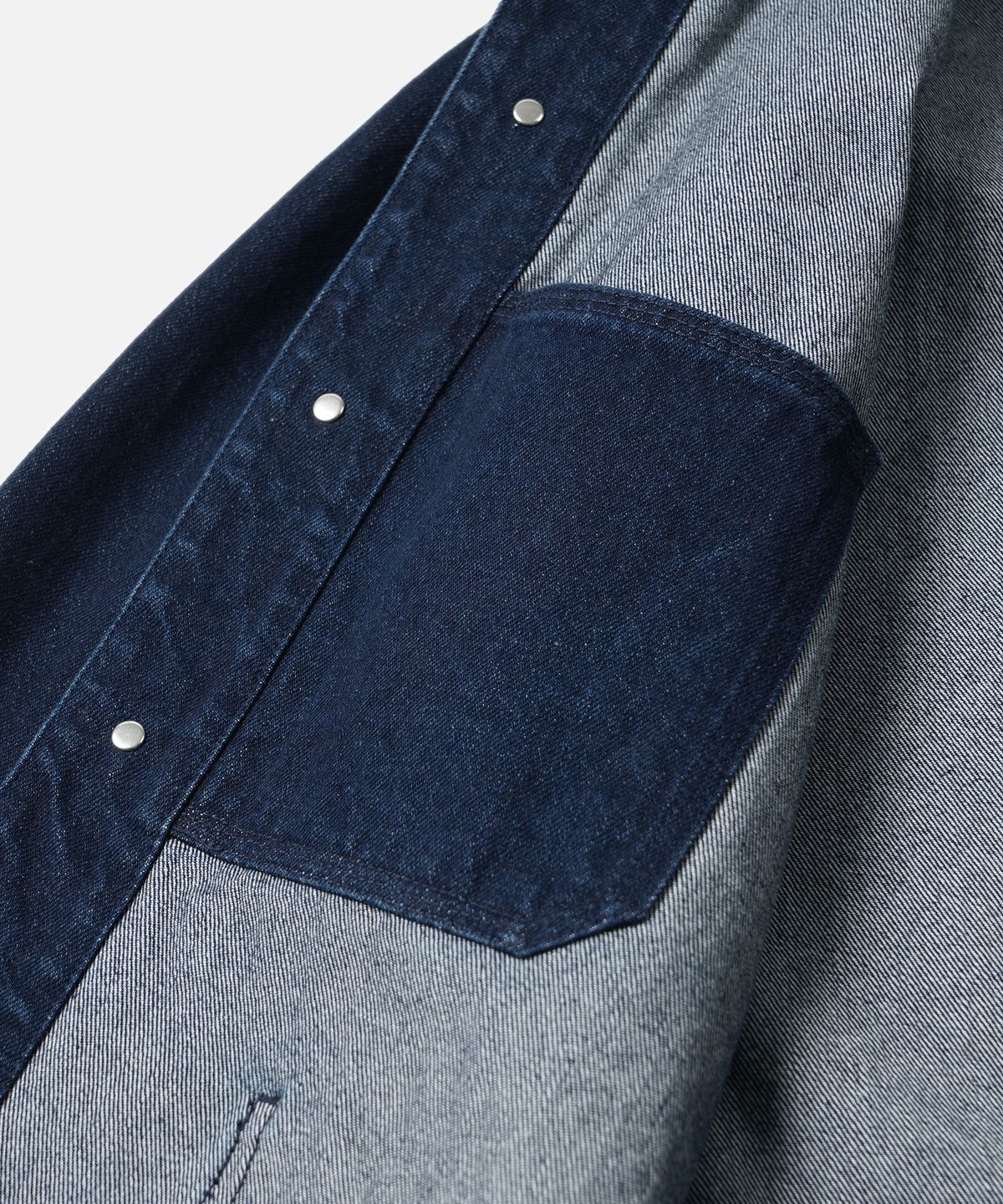 프리즘웍스(FRIZMWORKS) DENIM CHORE JACKET _ INDIGO