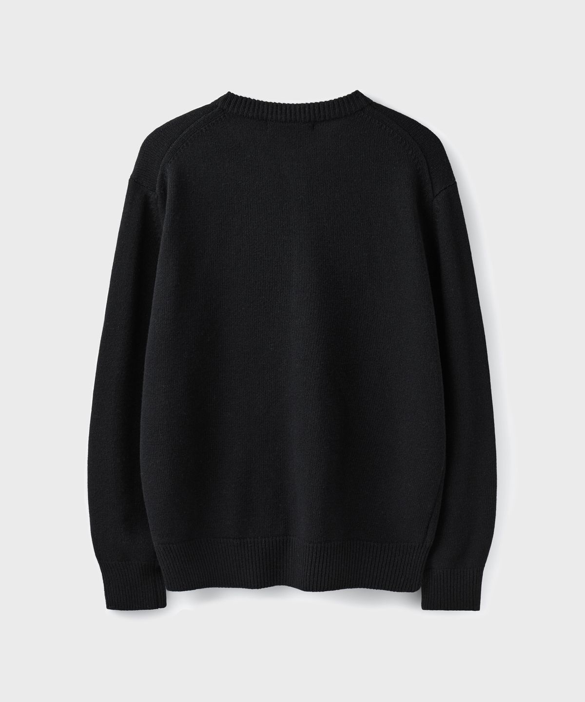 브랜디드(BRANDED) AFTER ROUND CROP CARDIGAN [BLACK]