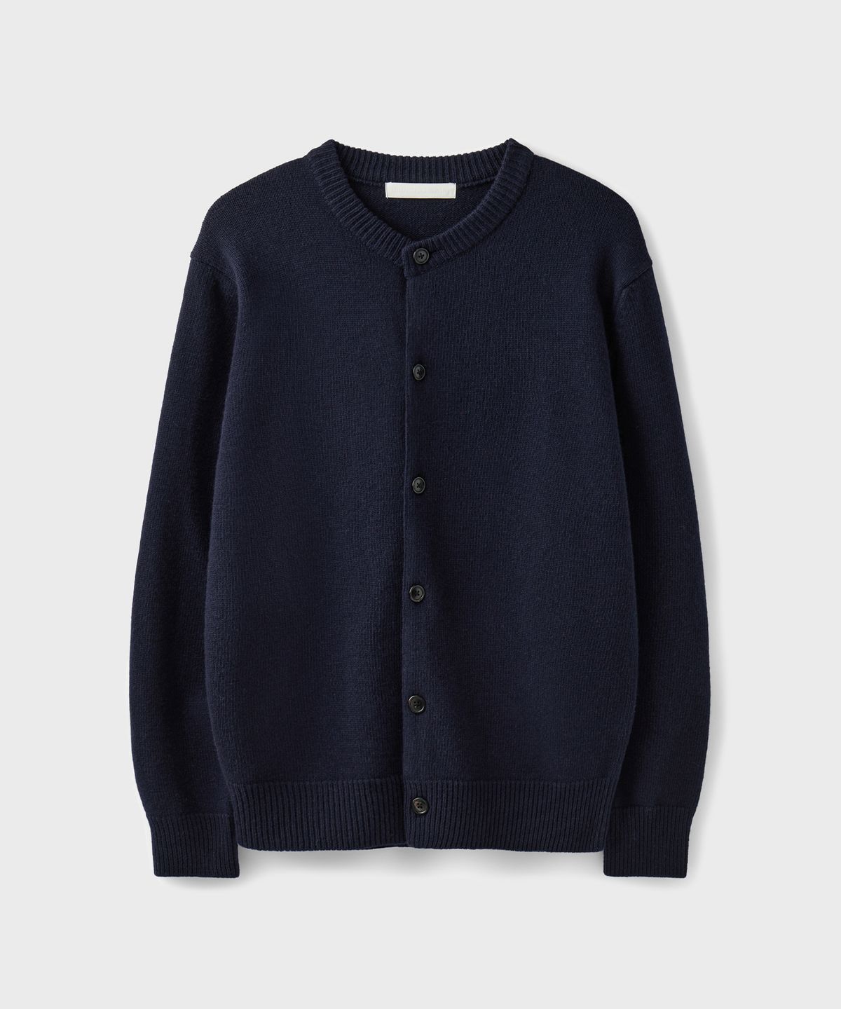 브랜디드(BRANDED) AFTER ROUND CROP CARDIGAN [NAVY]