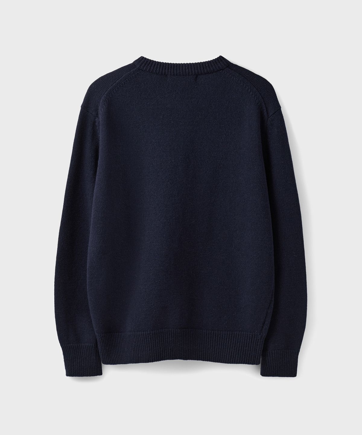 브랜디드(BRANDED) AFTER ROUND CROP CARDIGAN [NAVY]