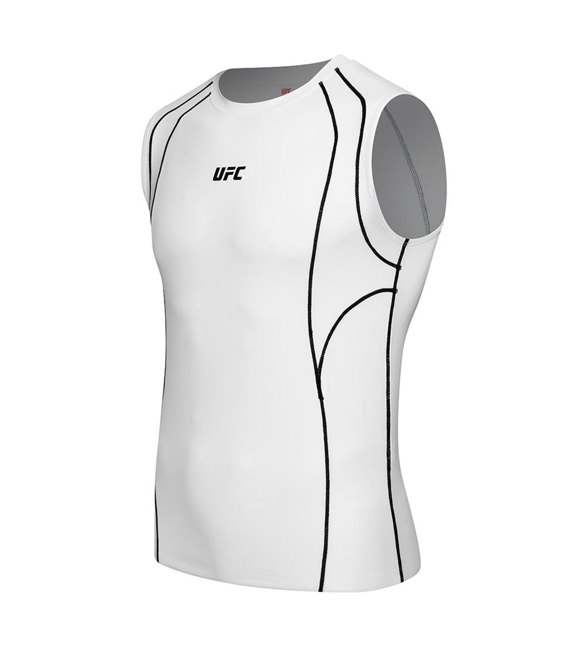 유에프씨 스포츠(UFC SPORT) UFC 블레이즈+ 머슬핏 슬리브리스 화이트 U4SLV2106WH