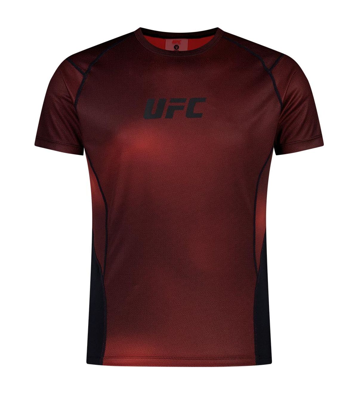 유에프씨 스포츠(UFC SPORT) UFC 블레이즈+ 머슬핏 하이브리드 반팔 티셔츠 레드 U4SSV2111RE