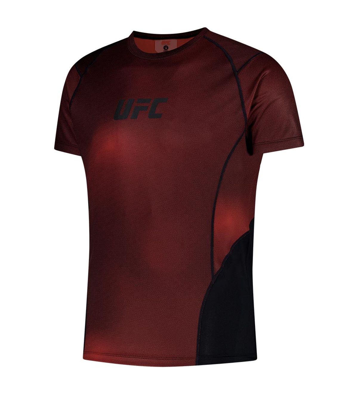 유에프씨 스포츠(UFC SPORT) UFC 블레이즈+ 머슬핏 하이브리드 반팔 티셔츠 레드 U4SSV2111RE