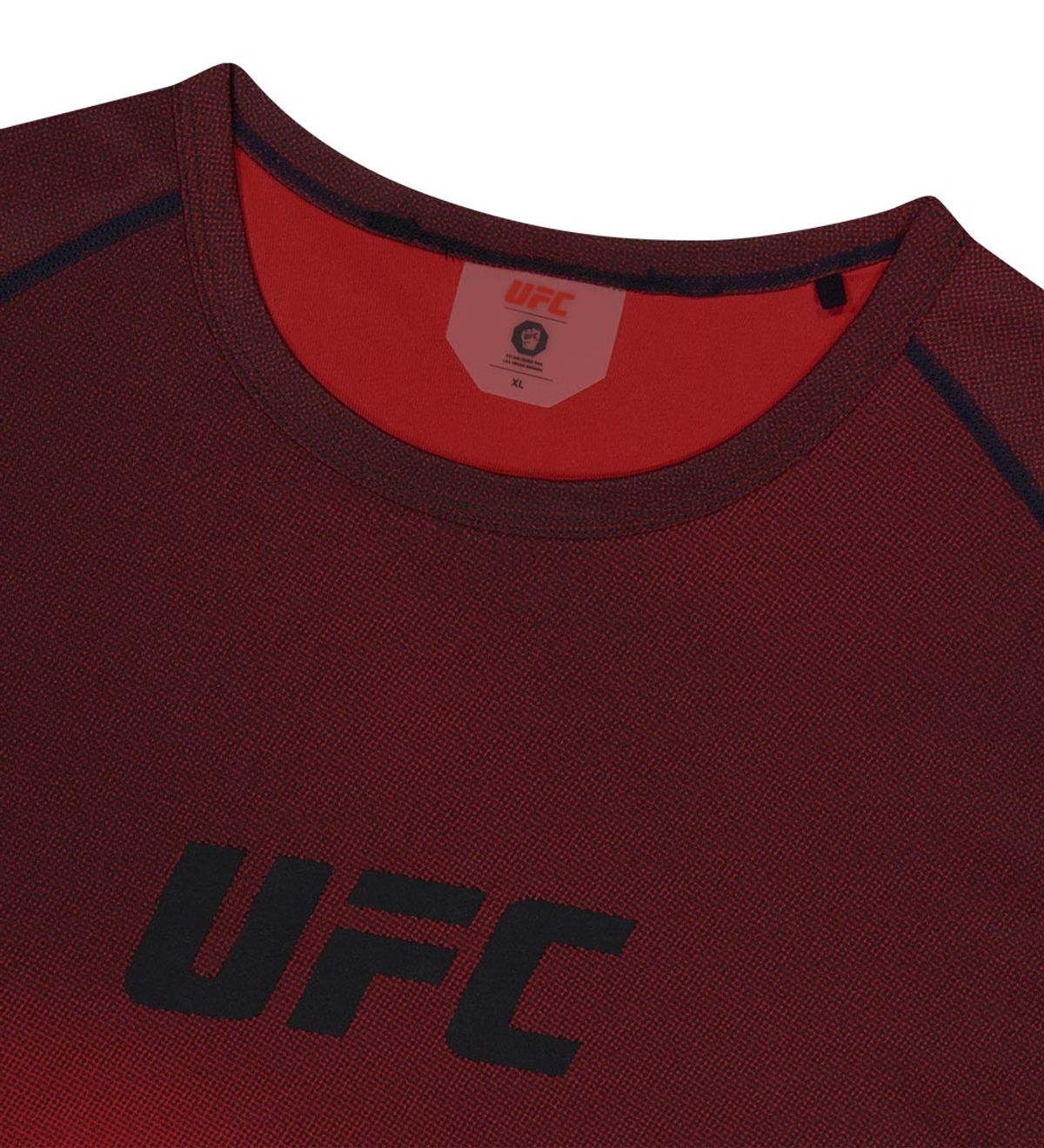 유에프씨 스포츠(UFC SPORT) UFC 블레이즈+ 머슬핏 하이브리드 반팔 티셔츠 레드 U4SSV2111RE