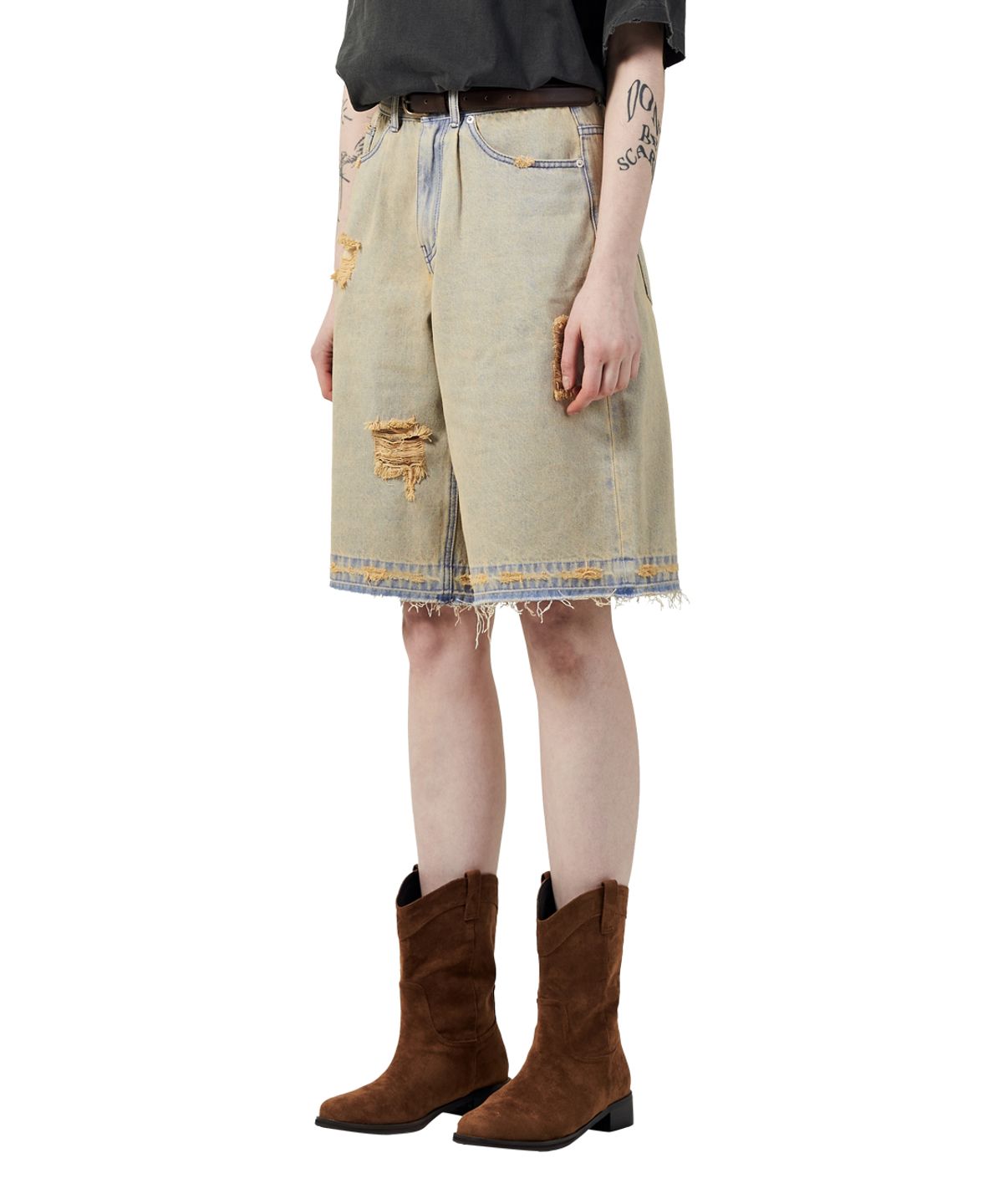 빅유니온(BIG UNION) TIN Y SHORTS / TEAR