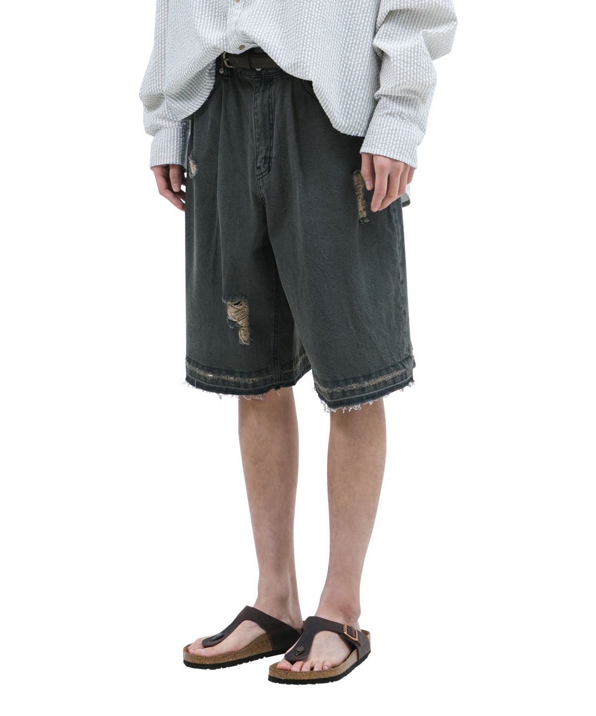 빅유니온(BIG UNION) TIN Y SHORTS / BLACK