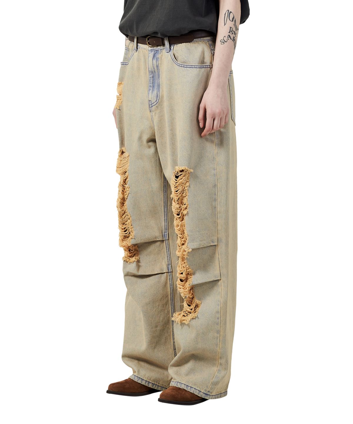 빅유니온(BIG UNION) TEAR DENIM PANTS / TEAR