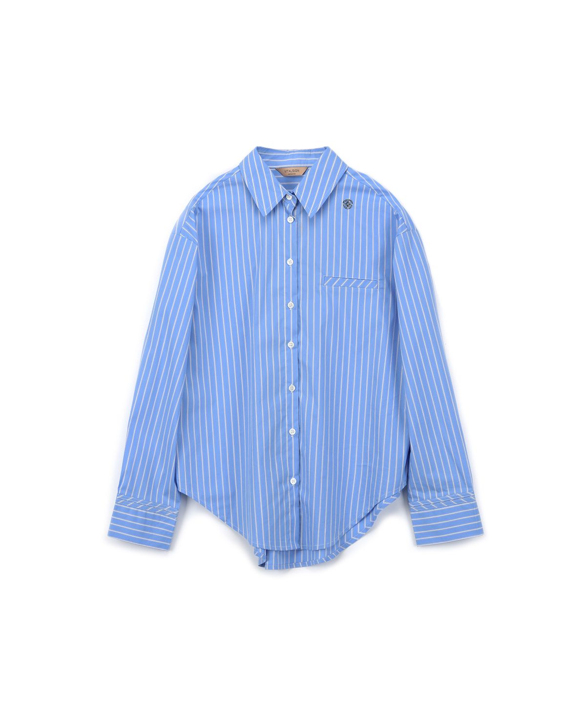 바이탈싸인(VITALSIGN) [LINE] Oversized Stripe Shirt