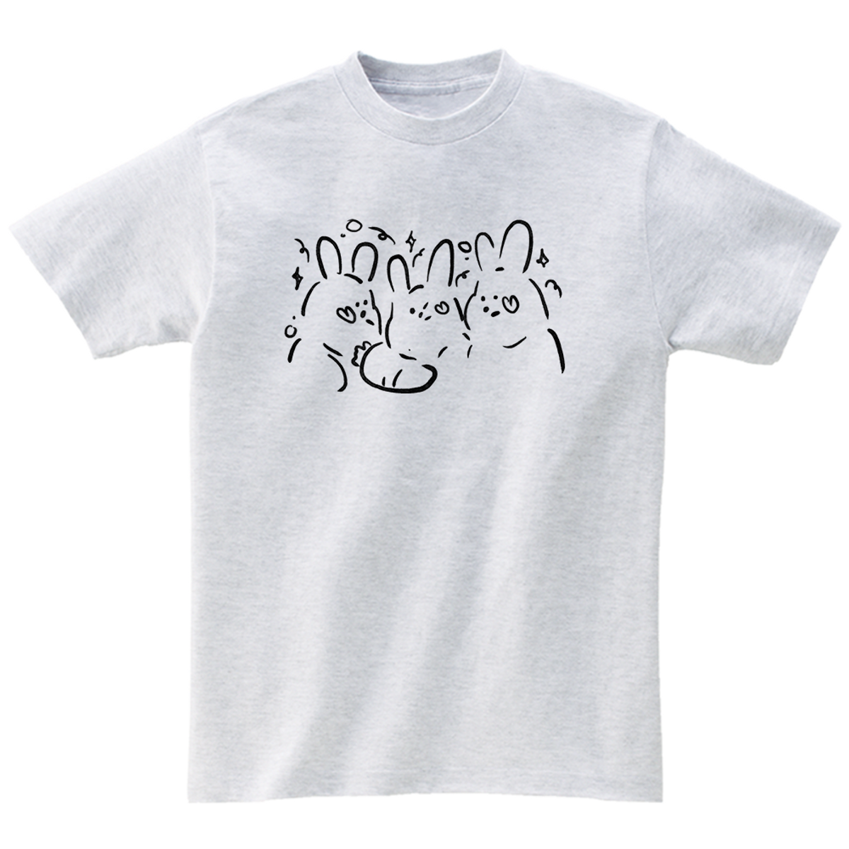 어썸어스(AWESOMEUS) (24SS) LOVELY BUNNIES 2COLOR T_SHIRTS