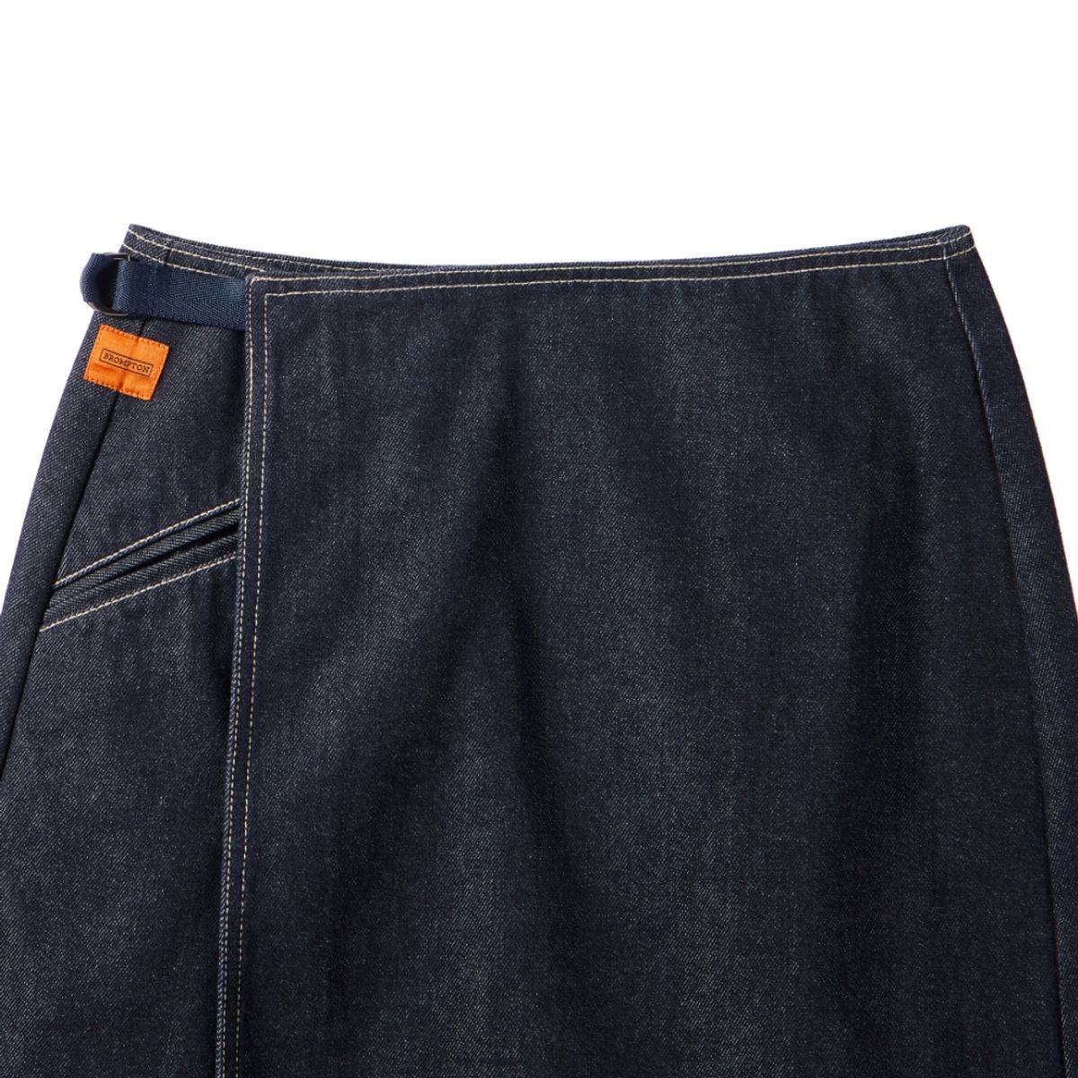 브롬톤 런던(BROMPTON LONDON) W 1975 DENIM SKIRT - INDIGO (P242WSK654)