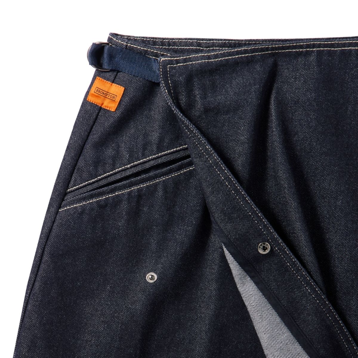브롬톤 런던(BROMPTON LONDON) W 1975 DENIM SKIRT - INDIGO (P242WSK654)