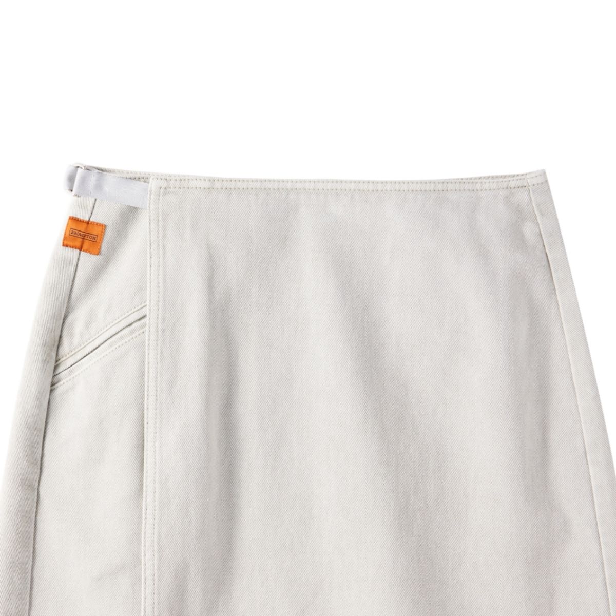 브롬톤 런던(BROMPTON LONDON) W 1975 DENIM SKIRT - L/GREY (P242WSK654)