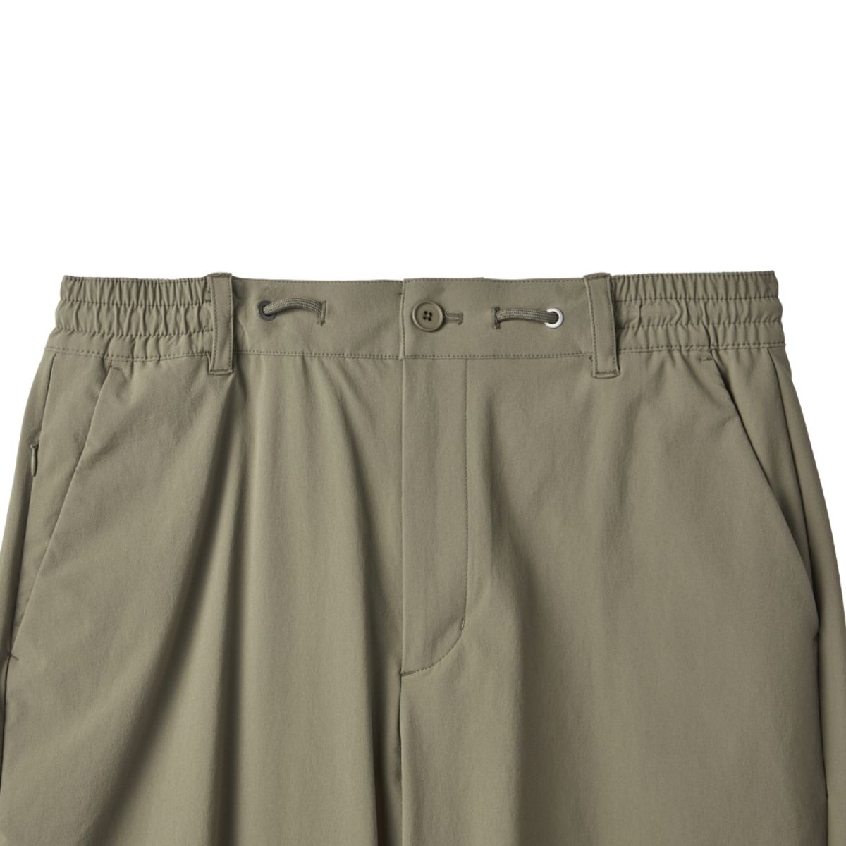 브롬톤 런던(BROMPTON LONDON) CODURA JOGGER-FIT TROUSERS - KHAKI (P241UPT130)