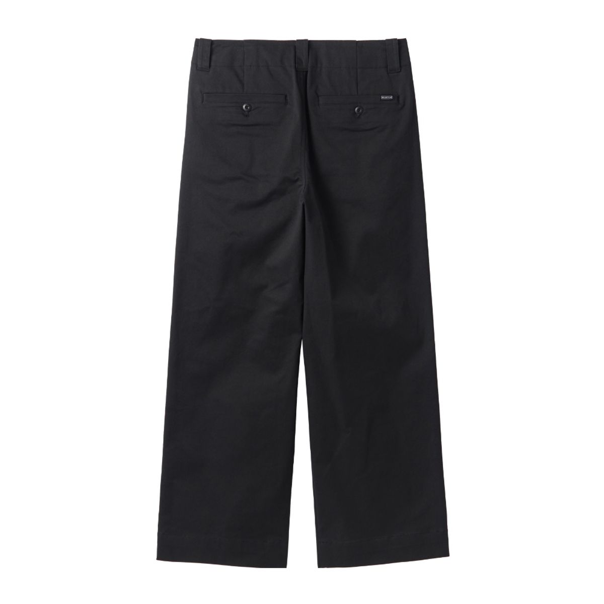 브롬톤 런던(BROMPTON LONDON) TWO TUCK WIDE TROUSERS - BLACK (P241MPT502)