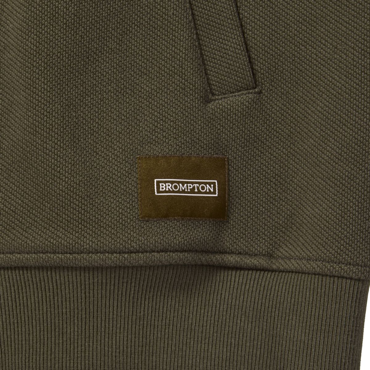 브롬톤 런던(BROMPTON LONDON) JACQUARD SET ZIP UP - BROWN (P241UFT436)