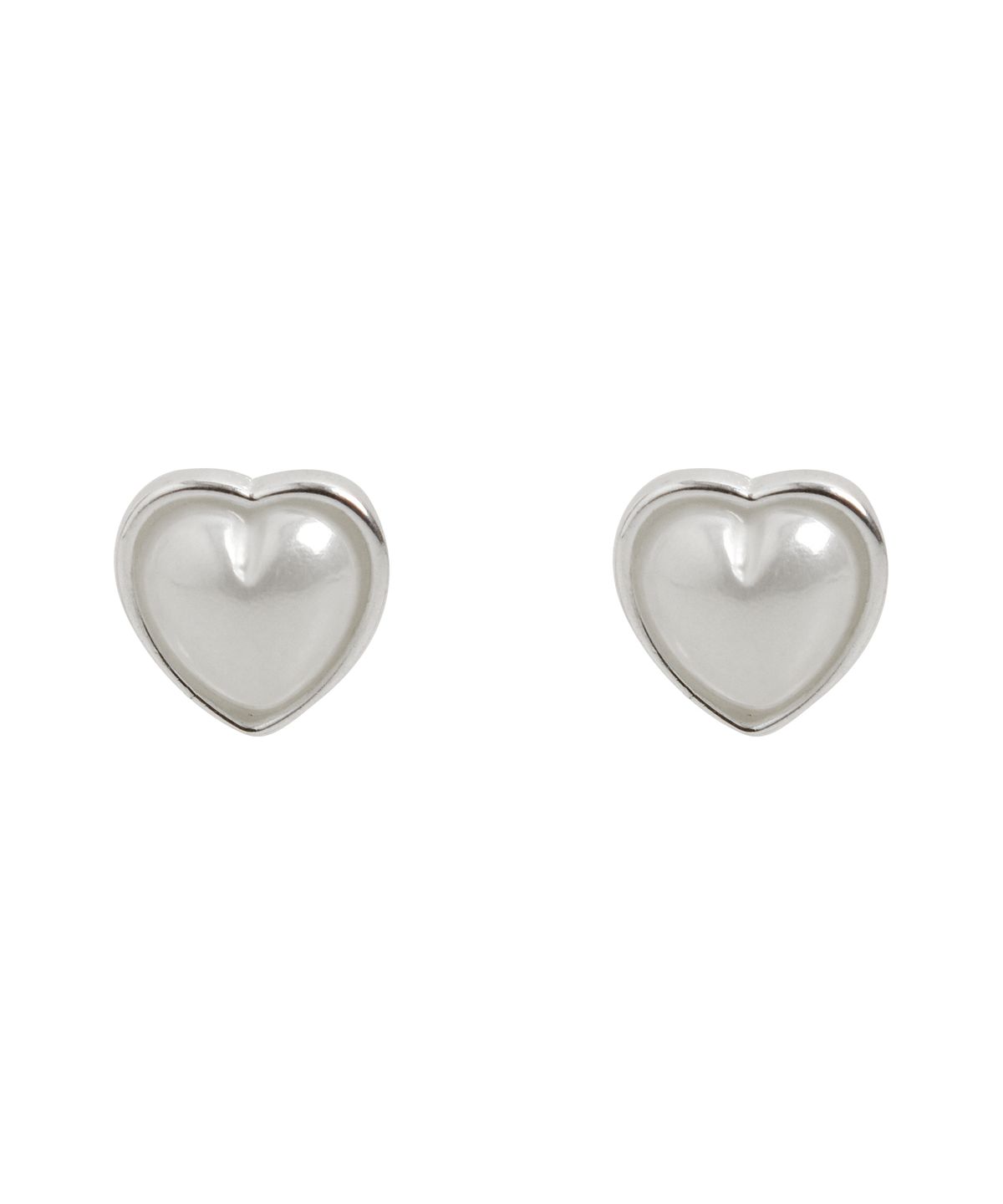 하스(HAS) [Silver925] HTY016 Lovely heart pearl earrings