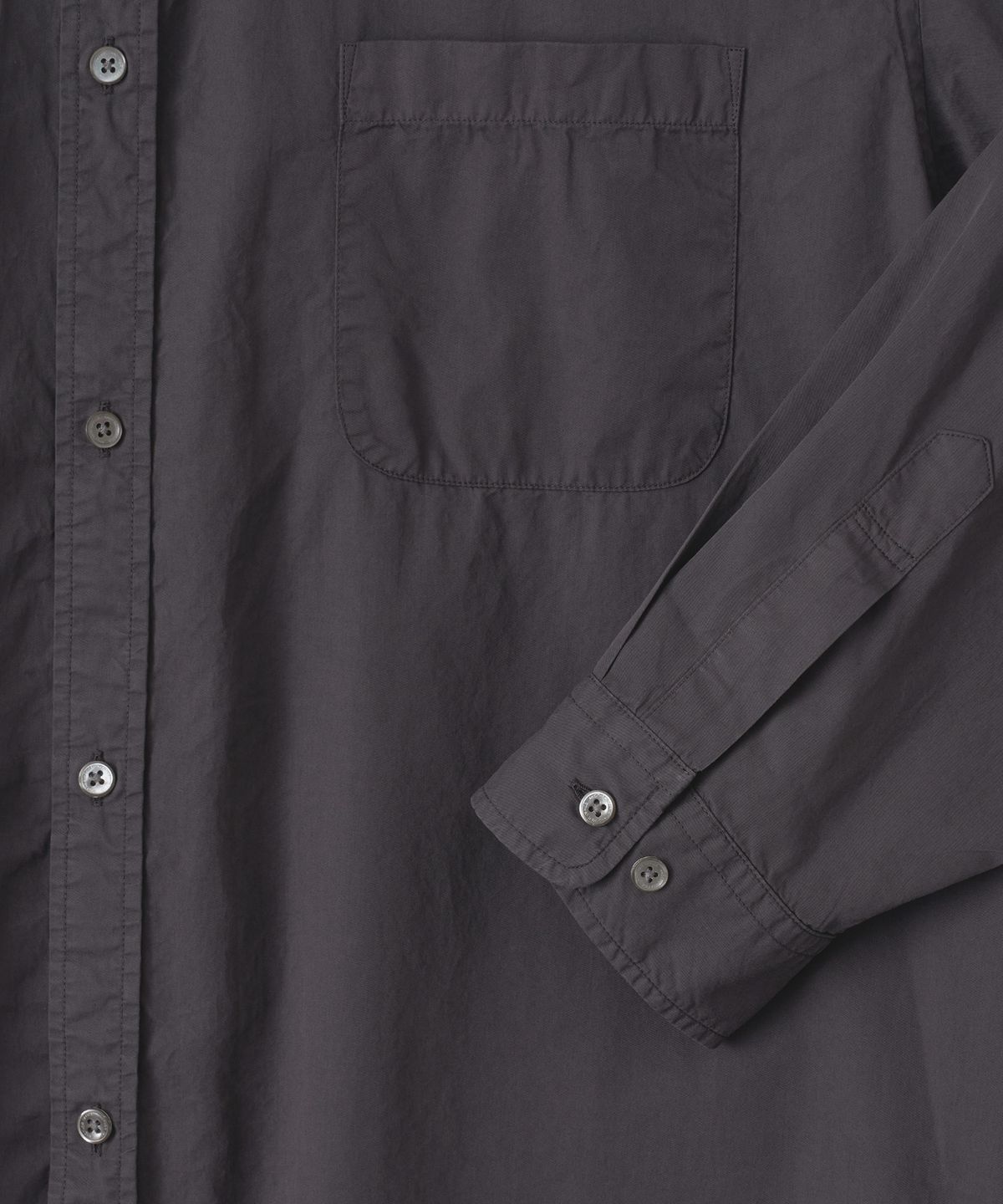 어나더 오피스(ANOTHER OFFICE) Neo Bold Garment Shirt (Sumi)