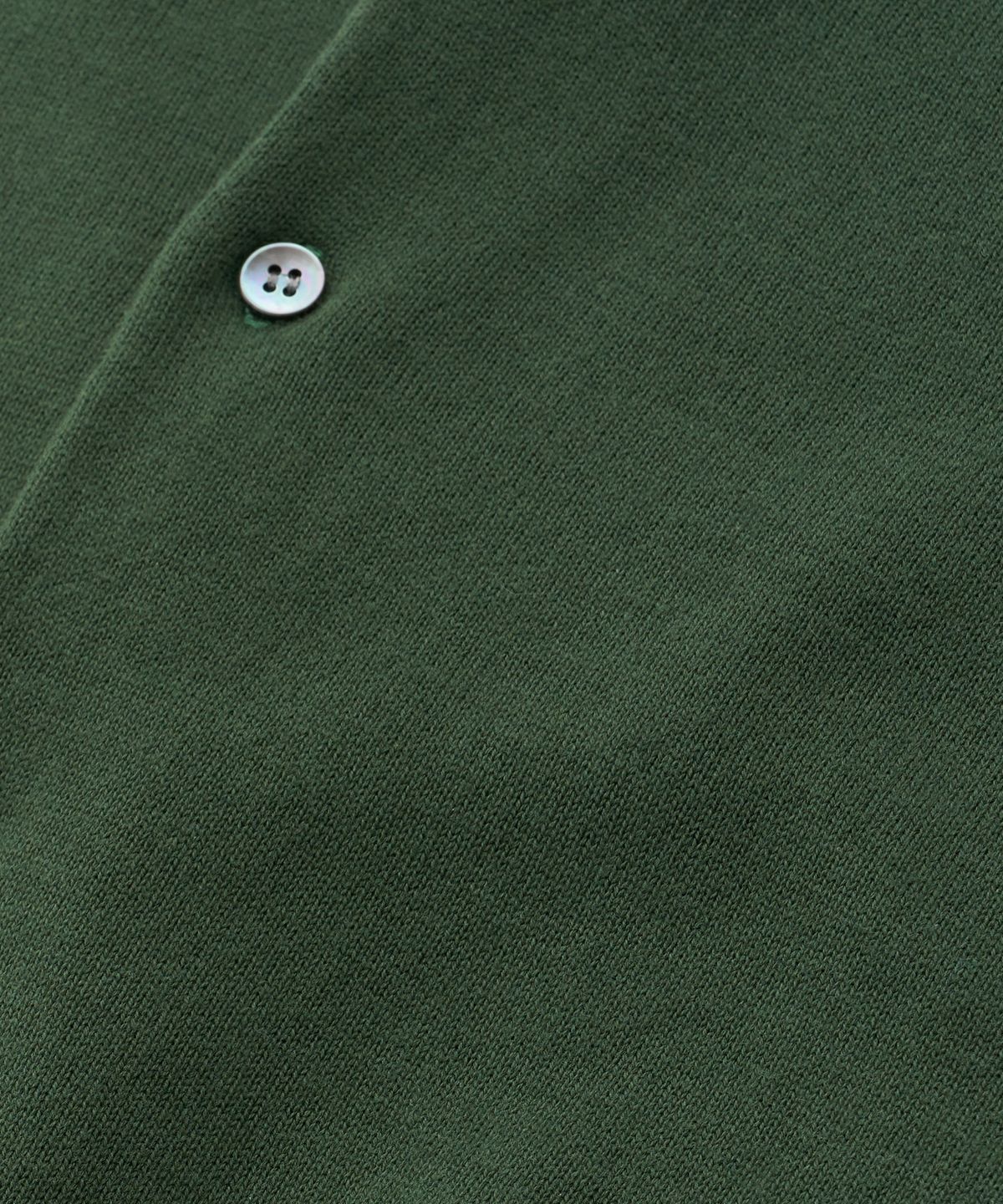 어나더 오피스(ANOTHER OFFICE) Scape Knit Polo Cardigan (Forest)