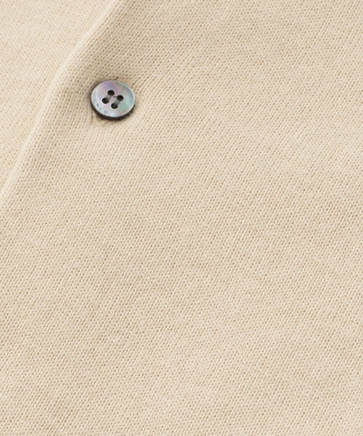 어나더 오피스(ANOTHER OFFICE) Scape Knit Polo Cardigan (Almond Milk)