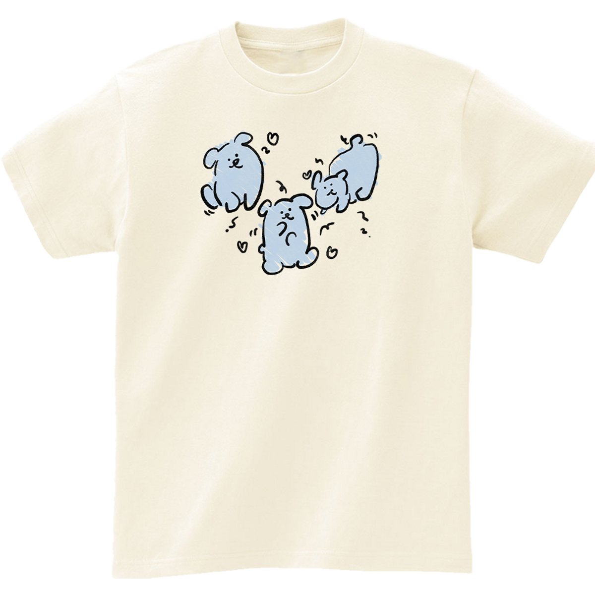 어썸어스(AWESOMEUS) (24SS) LOVELY DOGS 2COLOR T_SHIRTS